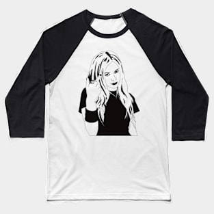 Avril Lavigne Fan Artwork Baseball T-Shirt